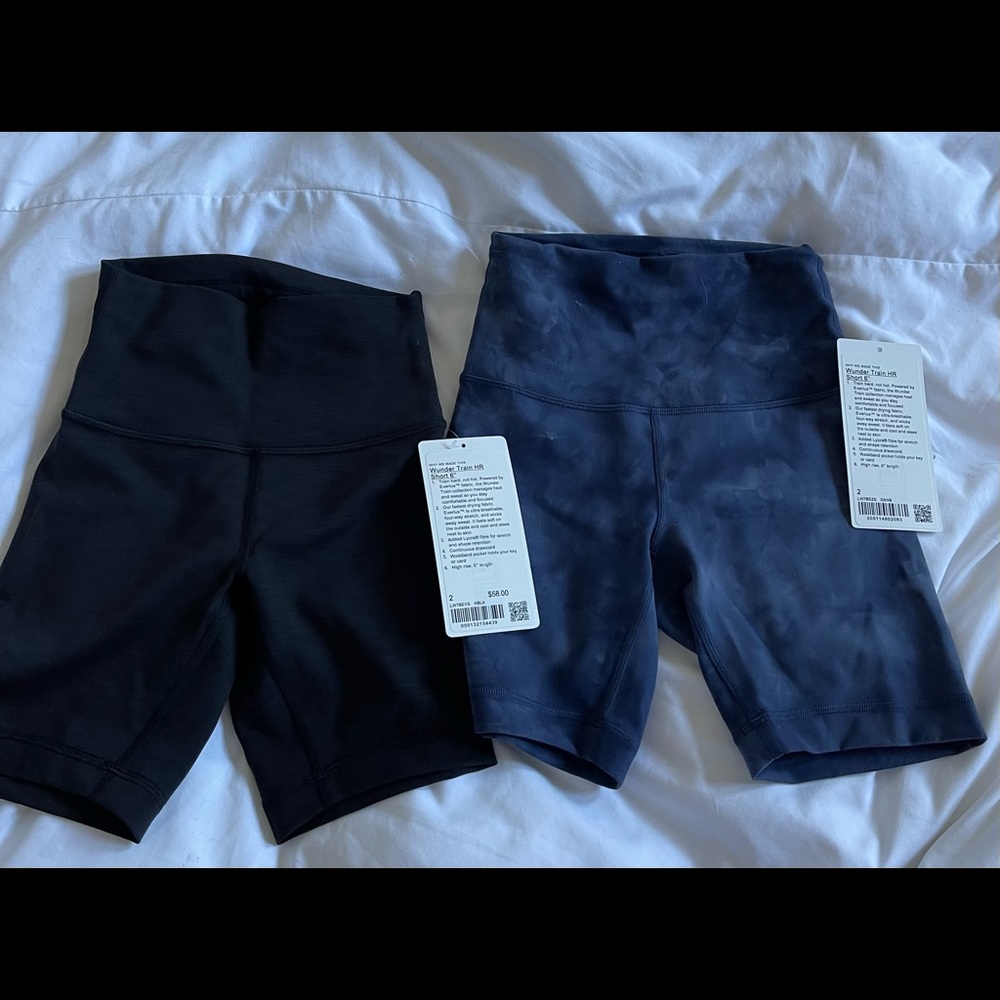 Lululemon wunder under bike shorts! Size 2